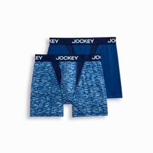 Jockey Generation™ Men's Performance Microfiber Sport 2pk Long Leg Boxer Briefs